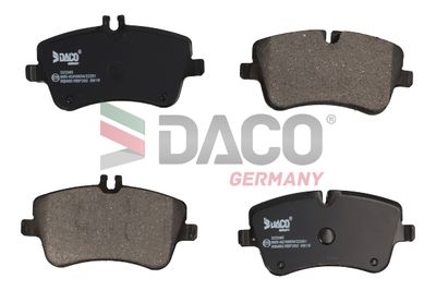323345 DACO Germany Комплект тормозных колодок, дисковый тормоз