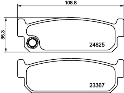 NP2104 NISSHINBO Комплект тормозных колодок, дисковый тормоз