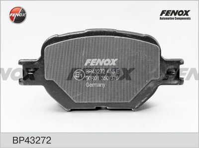 BP43272 FENOX Комплект тормозных колодок, дисковый тормоз