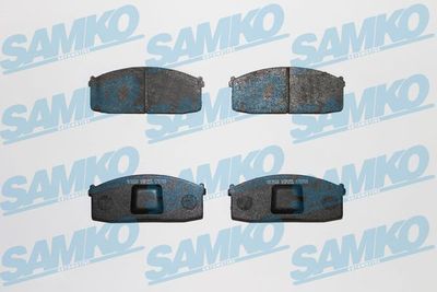 5SP255 SAMKO Комплект тормозных колодок, дисковый тормоз