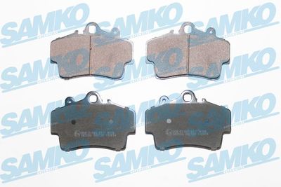 5SP722 SAMKO Комплект тормозных колодок, дисковый тормоз