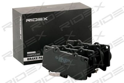 402B1166 RIDEX Комплект тормозных колодок, дисковый тормоз
