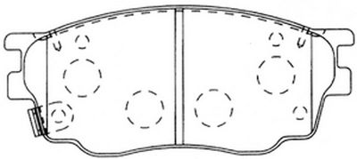 FP5156 FIT Комплект тормозных колодок, дисковый тормоз
