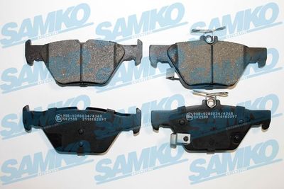 5SP2097 SAMKO Комплект тормозных колодок, дисковый тормоз