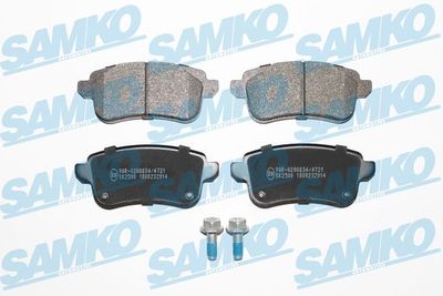 5SP2014 SAMKO Комплект тормозных колодок, дисковый тормоз