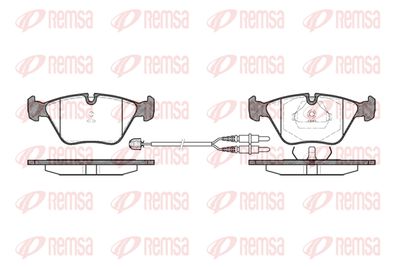 027022 REMSA Комплект тормозных колодок, дисковый тормоз