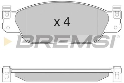BP2933 BREMSI Комплект тормозных колодок, дисковый тормоз