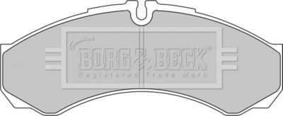BBP1862 BORG & BECK Комплект тормозных колодок, дисковый тормоз