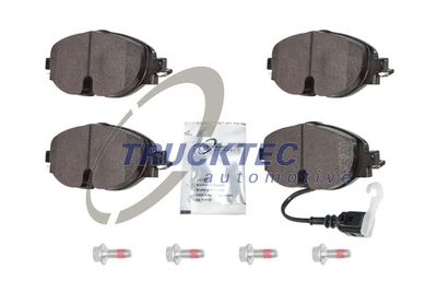 0735257 TRUCKTEC AUTOMOTIVE Комплект тормозных колодок, дисковый тормоз
