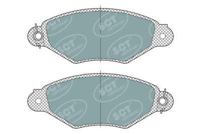 SP312PR SCT - MANNOL Комплект тормозных колодок, дисковый тормоз