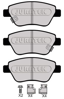 JCP4267 JURATEK Комплект тормозных колодок, дисковый тормоз
