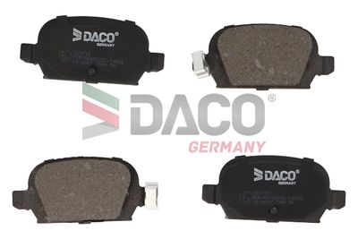 322710 DACO Germany Комплект тормозных колодок, дисковый тормоз