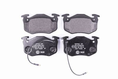 8DB355018941 HELLA PAGID Комплект тормозных колодок, дисковый тормоз