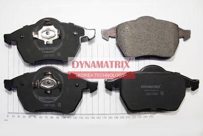 DBP1055 DYNAMATRIX Комплект тормозных колодок, дисковый тормоз