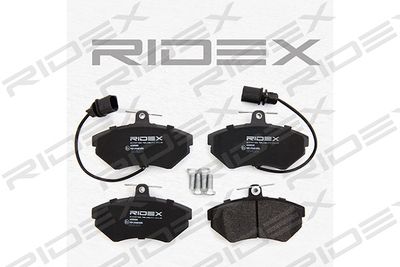 402B0083 RIDEX Комплект тормозных колодок, дисковый тормоз