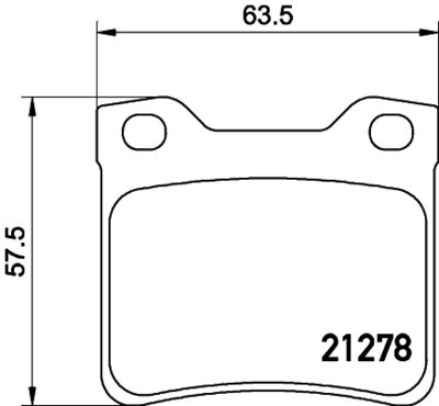 PCP1404 DON Комплект тормозных колодок, дисковый тормоз