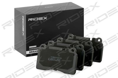 402B1384 RIDEX Комплект тормозных колодок, дисковый тормоз