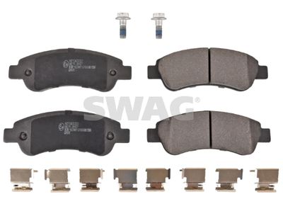 62916814 SWAG Комплект тормозных колодок, дисковый тормоз