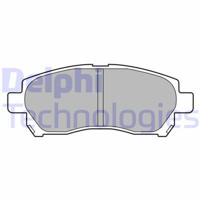 LP3257 DELPHI Комплект тормозных колодок, дисковый тормоз