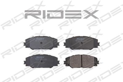 402B0241 RIDEX Комплект тормозных колодок, дисковый тормоз