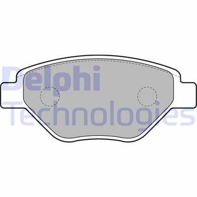LP1866 DELPHI Комплект тормозных колодок, дисковый тормоз