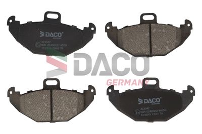 323942 DACO Germany Комплект тормозных колодок, дисковый тормоз