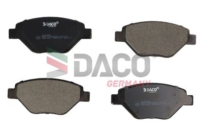 323952 DACO Germany Комплект тормозных колодок, дисковый тормоз