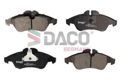 323327 DACO Germany Комплект тормозных колодок, дисковый тормоз