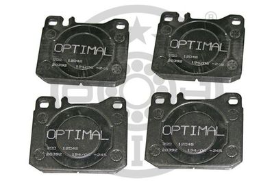 BP12046 OPTIMAL Комплект тормозных колодок, дисковый тормоз