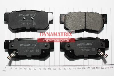 DBP1606 DYNAMATRIX Комплект тормозных колодок, дисковый тормоз