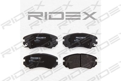 402B0177 RIDEX Комплект тормозных колодок, дисковый тормоз