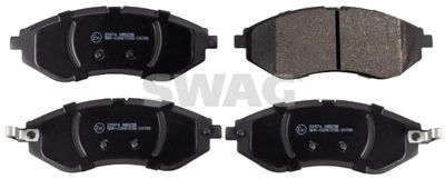 89916721 SWAG Комплект тормозных колодок, дисковый тормоз