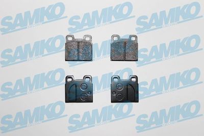 5SP031 SAMKO Комплект тормозных колодок, дисковый тормоз