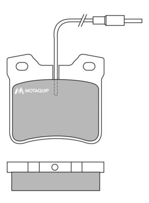 LVXL601 MOTAQUIP Комплект тормозных колодок, дисковый тормоз