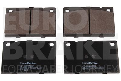 5502224802 EUROBRAKE Комплект тормозных колодок, дисковый тормоз