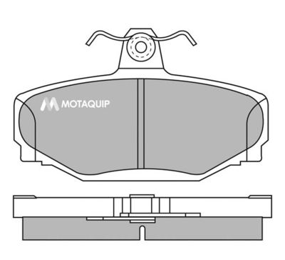 LVXL619 MOTAQUIP Комплект тормозных колодок, дисковый тормоз