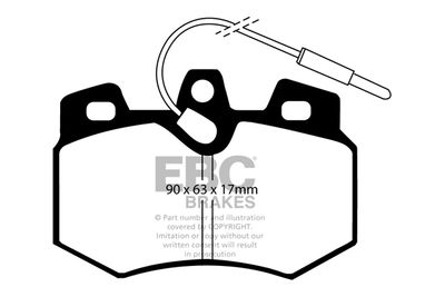 DP626 EBC Brakes Комплект тормозных колодок, дисковый тормоз