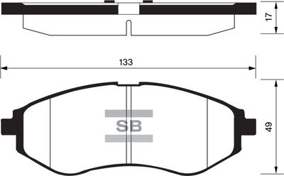 FBP1158 FI.BA Комплект тормозных колодок, дисковый тормоз