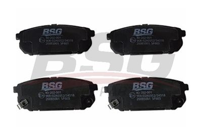 BSG40200002 BSG Комплект тормозных колодок, дисковый тормоз