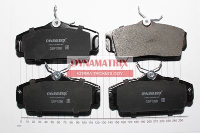 DBP1096 DYNAMATRIX Комплект тормозных колодок, дисковый тормоз