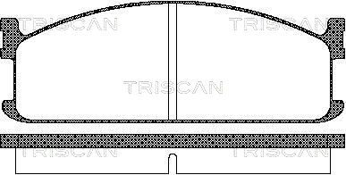 811060912 TRISCAN Комплект тормозных колодок, дисковый тормоз