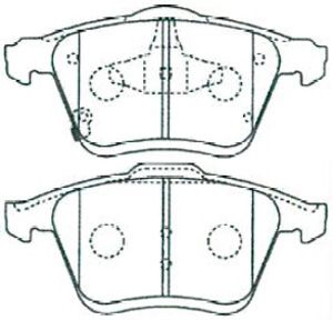 FP1186 FIT Комплект тормозных колодок, дисковый тормоз