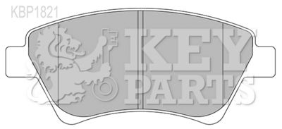 KBP1821 KEY PARTS Комплект тормозных колодок, дисковый тормоз