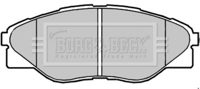 BBP2348 BORG & BECK Комплект тормозных колодок, дисковый тормоз