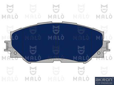 1051023 AKRON-MALÒ Комплект тормозных колодок, дисковый тормоз