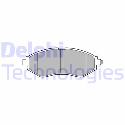 LP3594 DELPHI Комплект тормозных колодок, дисковый тормоз