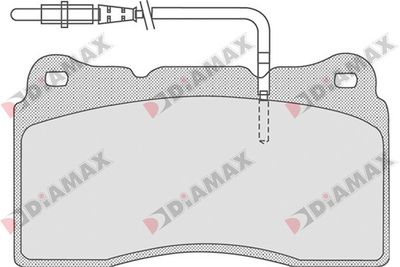 N09270 DIAMAX Комплект тормозных колодок, дисковый тормоз