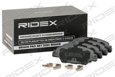 402B1328 RIDEX Комплект тормозных колодок, дисковый тормоз