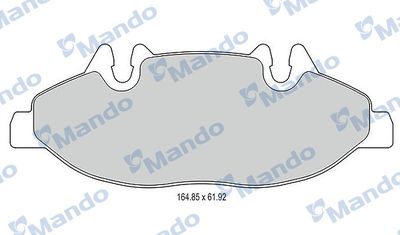MBF015208 MANDO Комплект тормозных колодок, дисковый тормоз