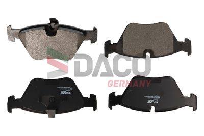 321523 DACO Germany Комплект тормозных колодок, дисковый тормоз